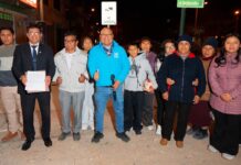 Rafael Meza recoge la agenda de los vecinos de la Av. Circunvalación y fija compromisos para la próxima gestión