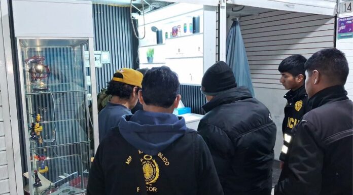 Un policía y 10 personas detenidas en en mega operativo contra ‘Los intocables del centro’