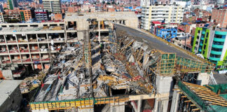 Cuatro heridos tras colapso de encofrado en obra de Politécnico Regional del Centro